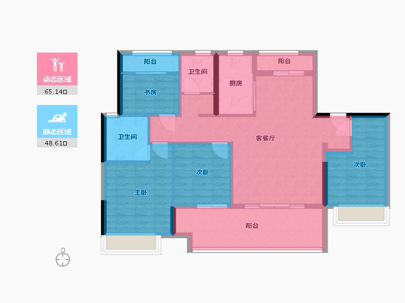 江西省-南昌市-高新未来社区-102.28-户型库-动静分区