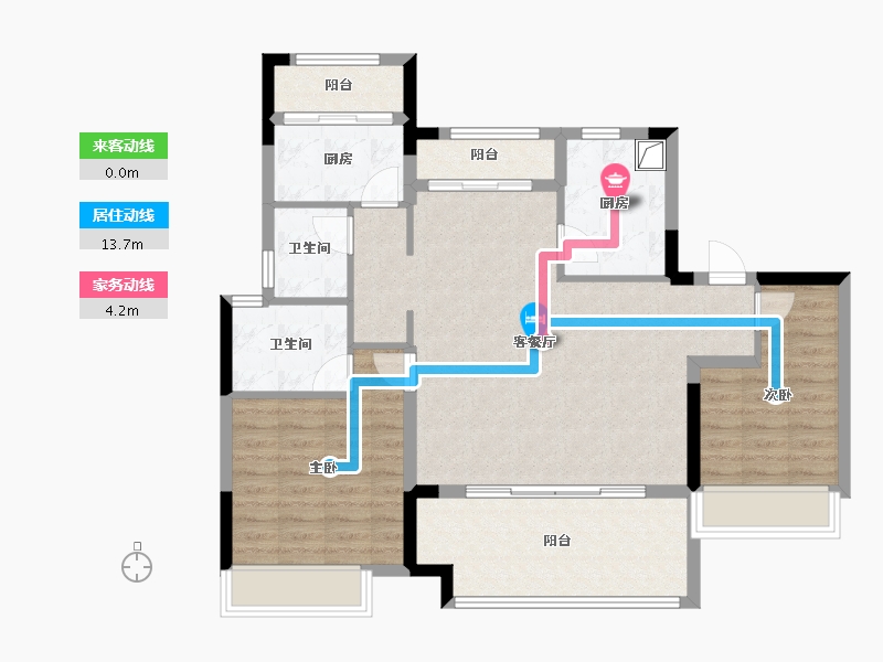 江西省-南昌市-高新未来社区-94.40-户型库-动静线