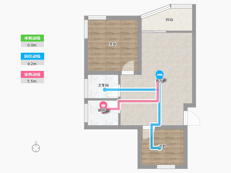 广东省-深圳市-中润大厦-51.30-户型库-动静线