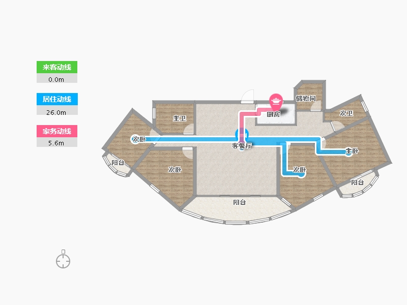 广东省-深圳市-汇景豪苑-142.39-户型库-动静线