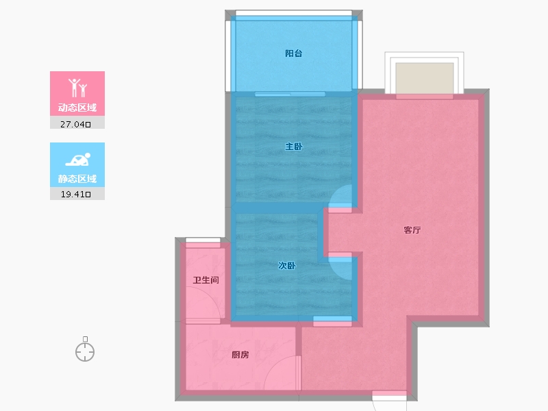 广东省-深圳市-鼎太风华(七期)-39.86-户型库-动静分区