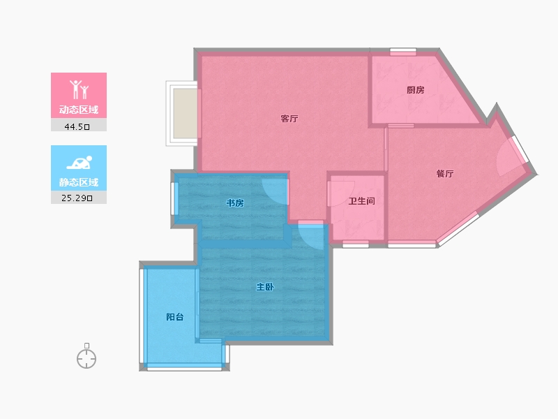 广东省-深圳市-星海名城(三期)-62.45-户型库-动静分区