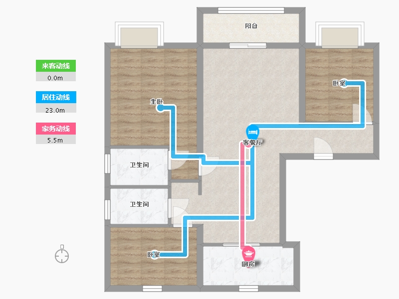 吉林省-通化市-碧桂园十里江南-100.00-户型库-动静线