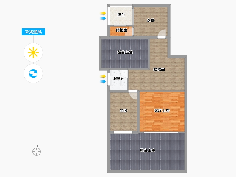 广东省-深圳市-桑泰丹华一期-98.23-户型库-采光通风