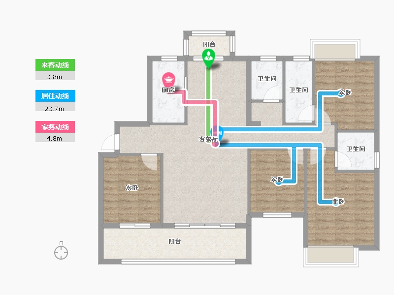 江西省-赣州市-家和新城-128.00-户型库-动静线