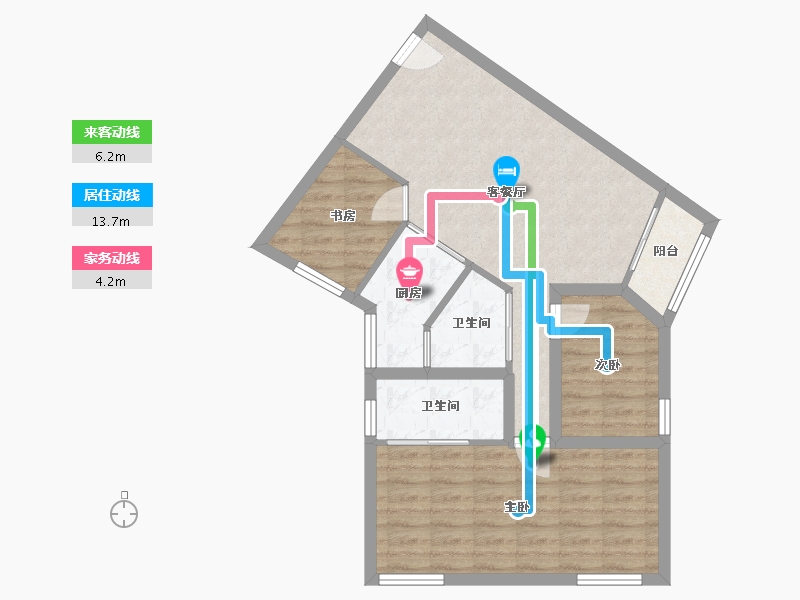 广东省-深圳市-金丽豪苑-69.58-户型库-动静线