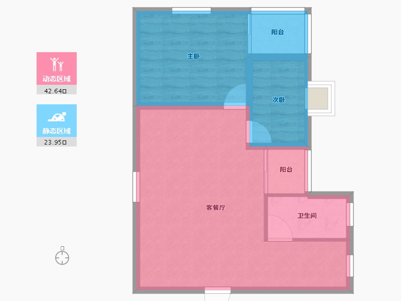 广东省-深圳市-时代骄子大厦-59.82-户型库-动静分区