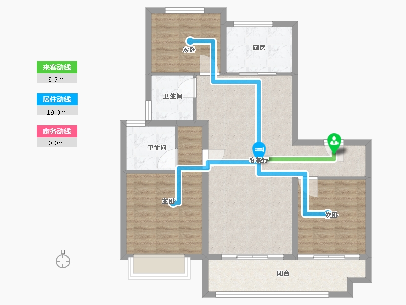 山东省-济南市-中粮祥云-90.00-户型库-动静线