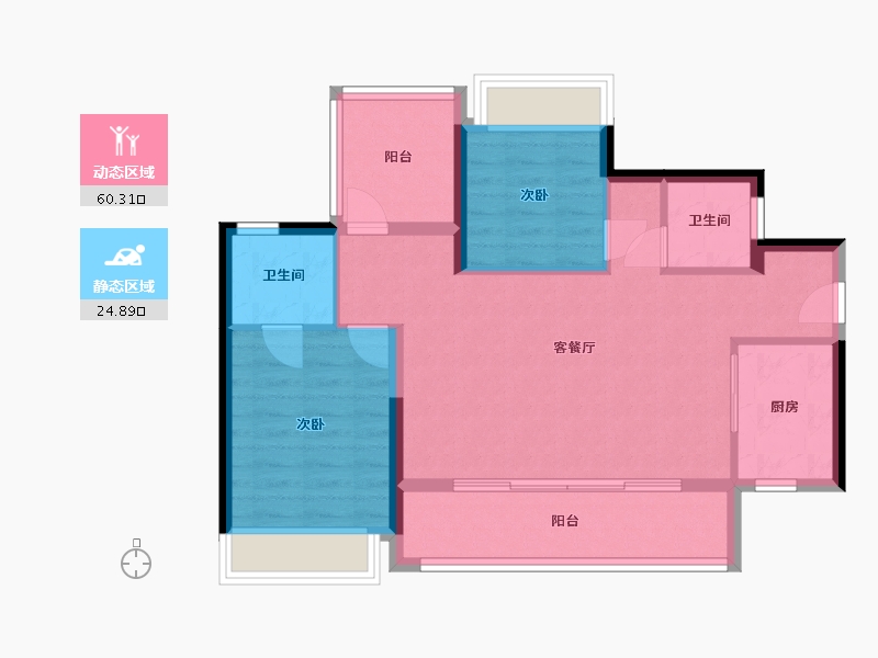 广东省-惠州市-依山华府-78.77-户型库-动静分区