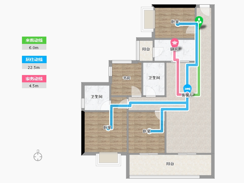 广东省-阳江市-万山天玺-96.87-户型库-动静线