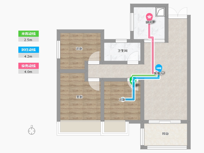 河南省-郑州市-泰宏建业国际城-72.00-户型库-动静线