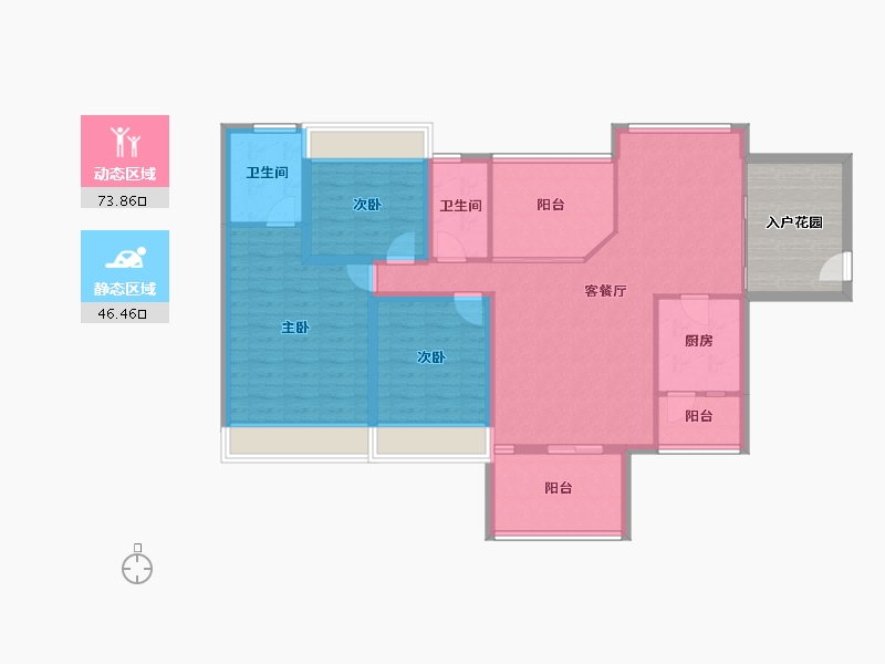 广东省-深圳市-宏发领域-117.78-户型库-动静分区