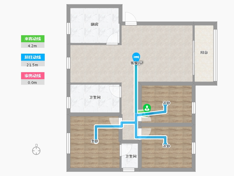 广东省-深圳市-金庸阁二期-86.05-户型库-动静线