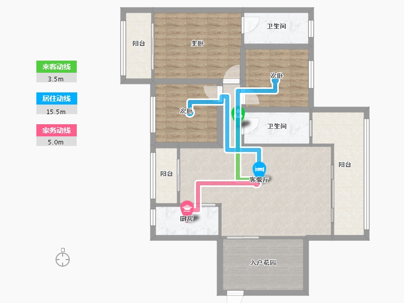 广东省-深圳市-城投七里香榭-97.66-户型库-动静线