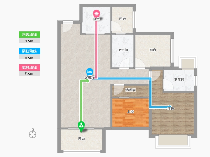 广东省-深圳市-星河盛世-84.06-户型库-动静线