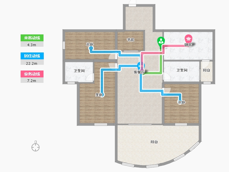 广东省-深圳市-圣莫丽斯-159.73-户型库-动静线