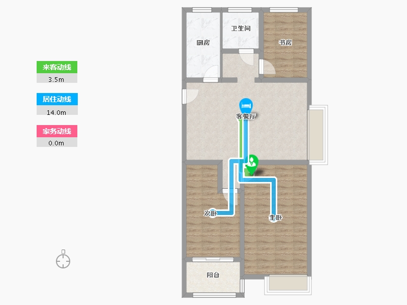 安徽省-合肥市-安中家园-83.20-户型库-动静线