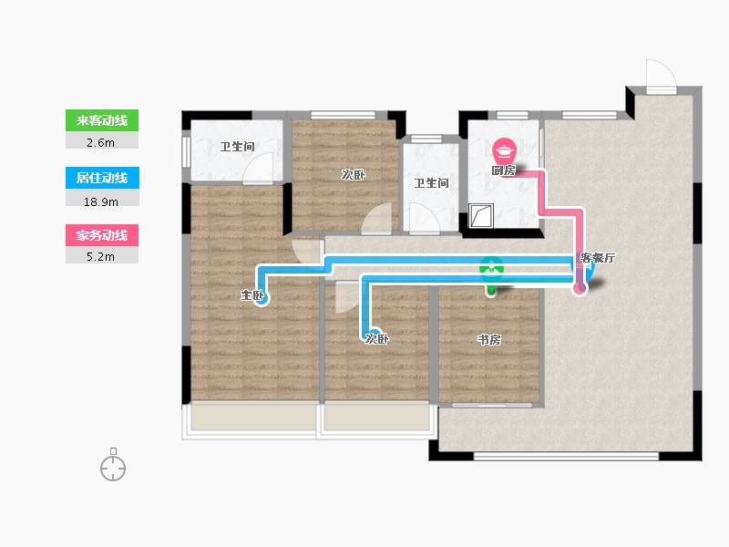 浙江省-丽水市-丽水建发·养云-114.40-户型库-动静线