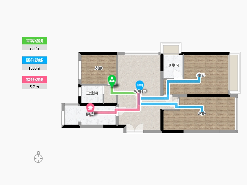 河南省-郑州市-泰宏建业国际城-100.70-户型库-动静线