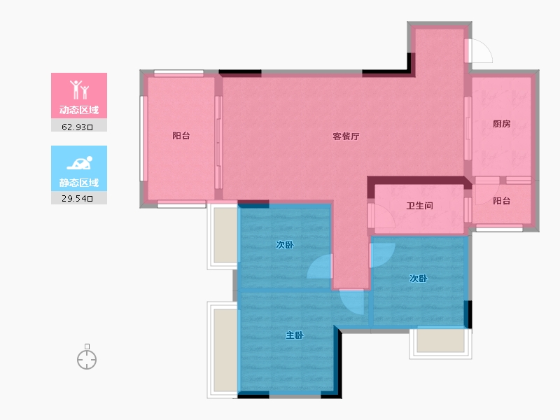 贵州省-贵阳市-广大城耀境-99.40-户型库-动静分区