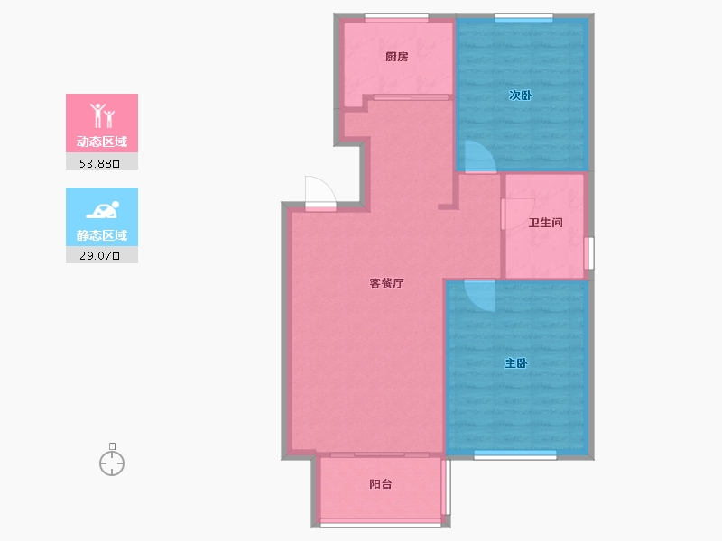 山东省-济南市-中海-76.99-户型库-动静分区