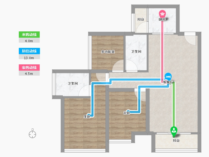 广东省-深圳市-融湖中心城(一期)-67.57-户型库-动静线