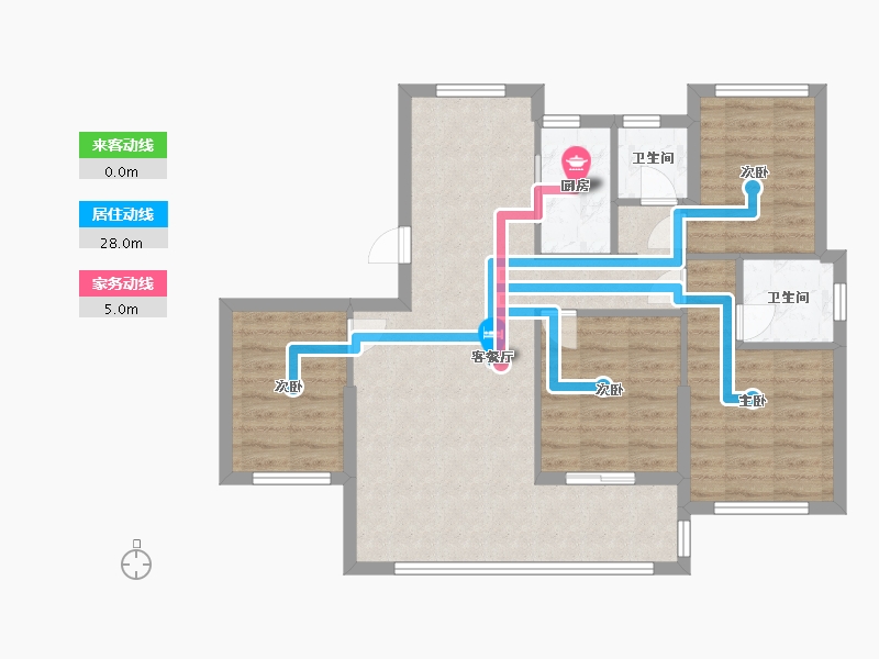 福建省-三明市-中利悦江南-82.95-户型库-动静线