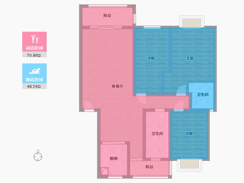 江西省-宜春市-东湖宜景-110.00-户型库-动静分区