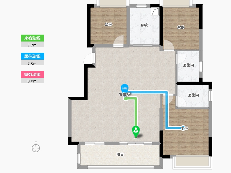 江西省-赣州市-中海城南壹号-109.00-户型库-动静线