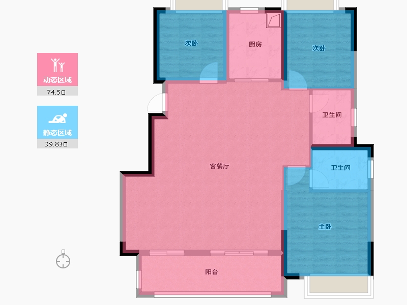 江西省-赣州市-中海城南壹号-109.00-户型库-动静分区