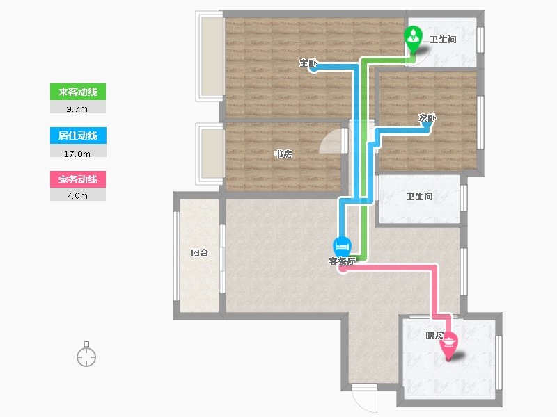 河北省-沧州市-润景康城-108.23-户型库-动静线