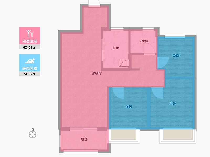 河南省-郑州市-和昌优地-71.12-户型库-动静分区