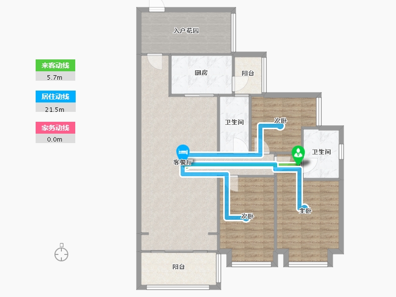 广东省-惠州市-龙光城北2期-108.00-户型库-动静线