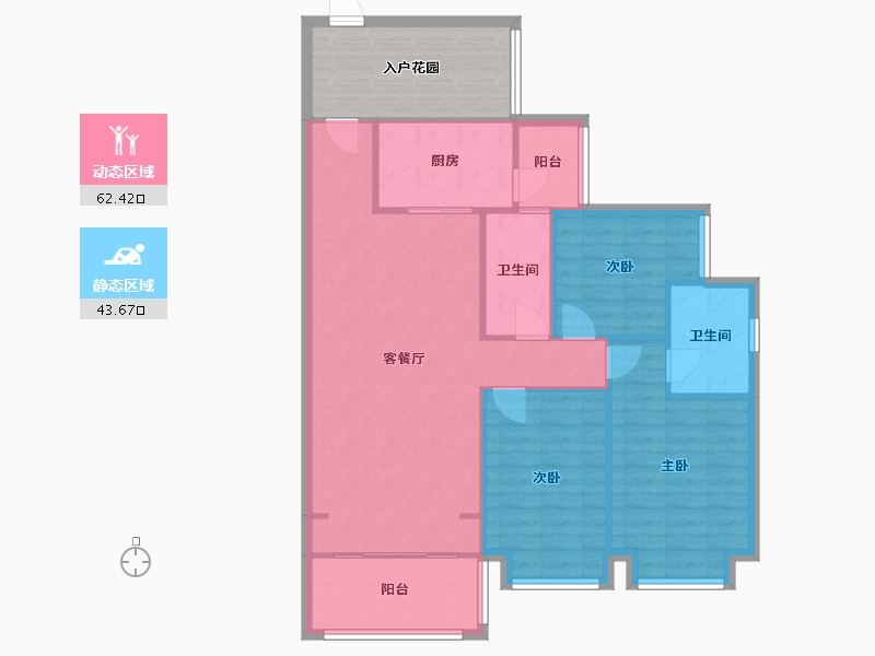 广东省-惠州市-龙光城北2期-108.00-户型库-动静分区