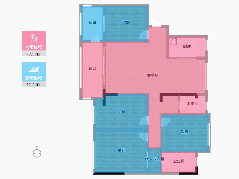 江西省-赣州市-阳岭豪庭-109.60-户型库-动静分区