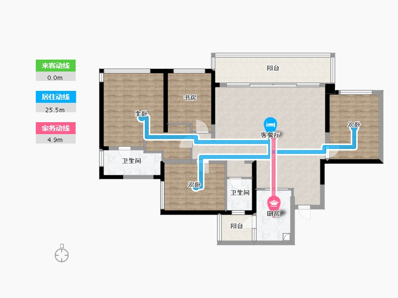 四川省-成都市-玥港-136.00-户型库-动静线