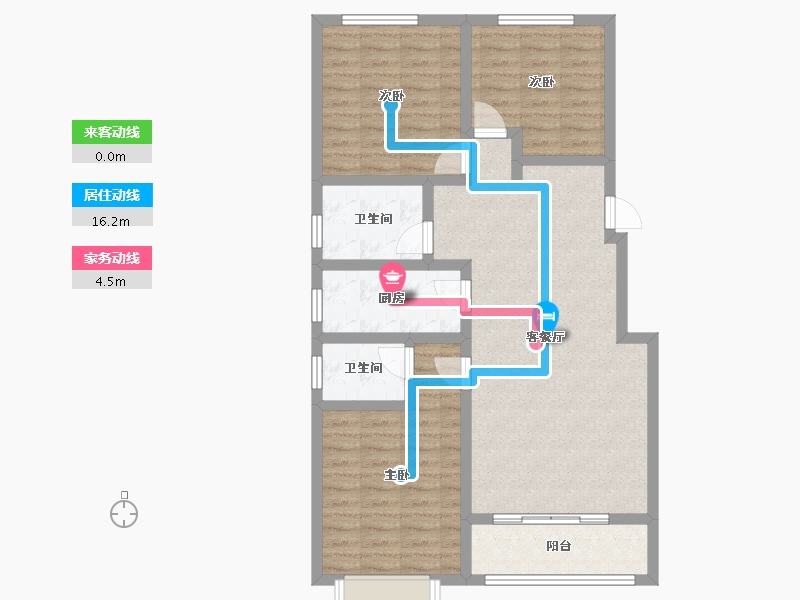 河北省-石家庄市-文昌园-100.17-户型库-动静线