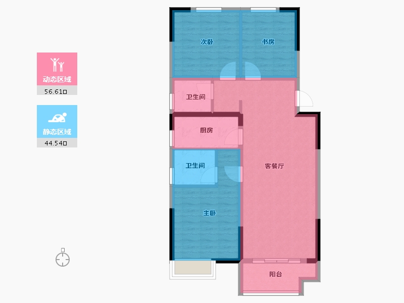 河南省-商丘市-新天地-91.09-户型库-动静分区