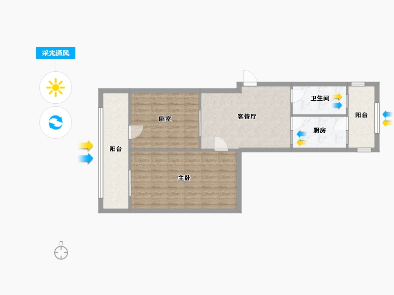 甘肃省-兰州市-广宇小区-45.14-户型库-采光通风