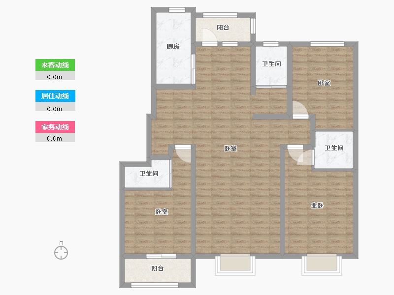 河北省-石家庄市-文昌园-118.73-户型库-动静线