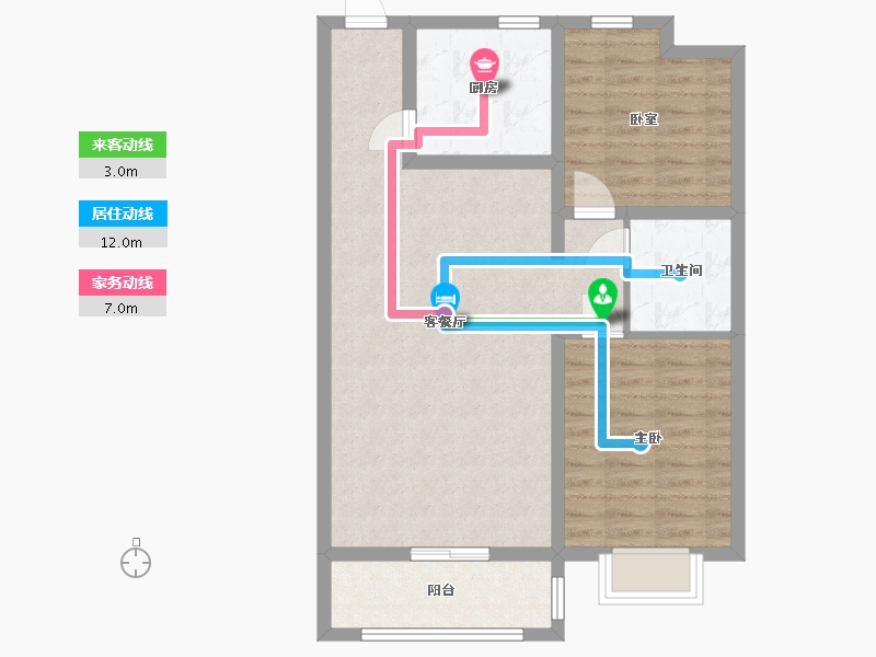 河北省-石家庄市-文昌园-77.23-户型库-动静线