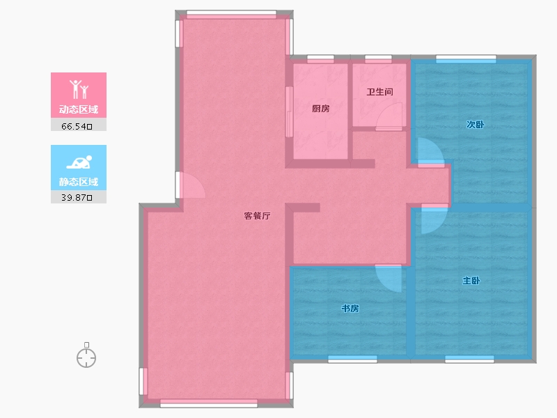 安徽省-芜湖市-五一小区-130.00-户型库-动静分区