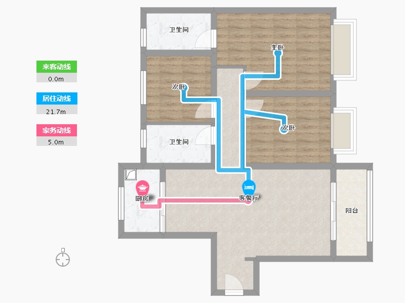 山西省-运城市-正通万和城-96.00-户型库-动静线