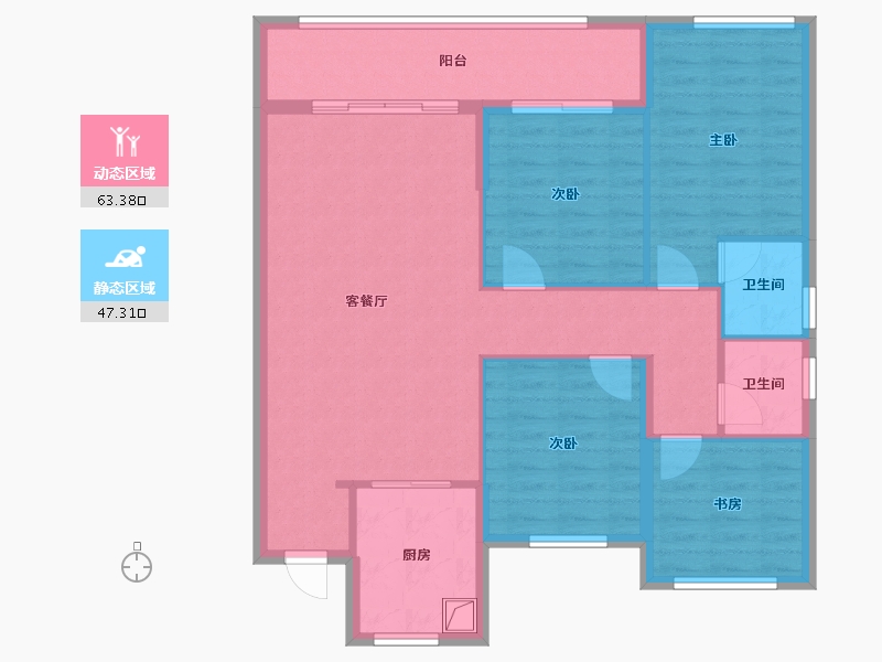 福建省-福州市-融信海纳新潮-100.00-户型库-动静分区