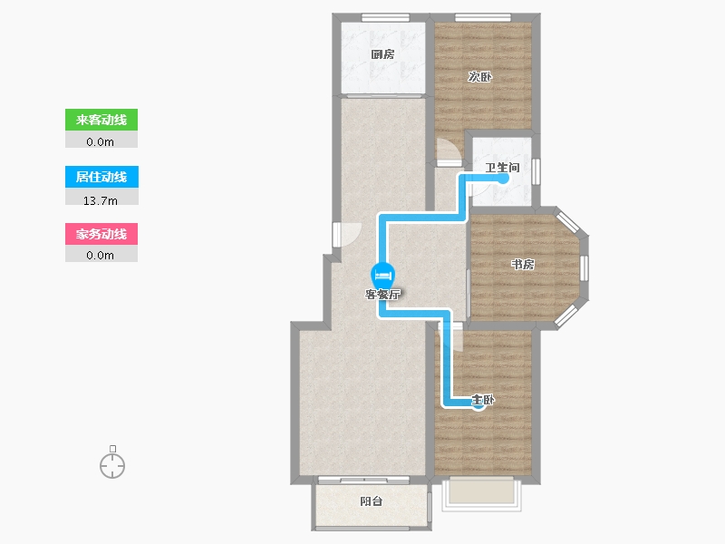 内蒙古自治区-呼和浩特市-托县云中一品-99.26-户型库-动静线