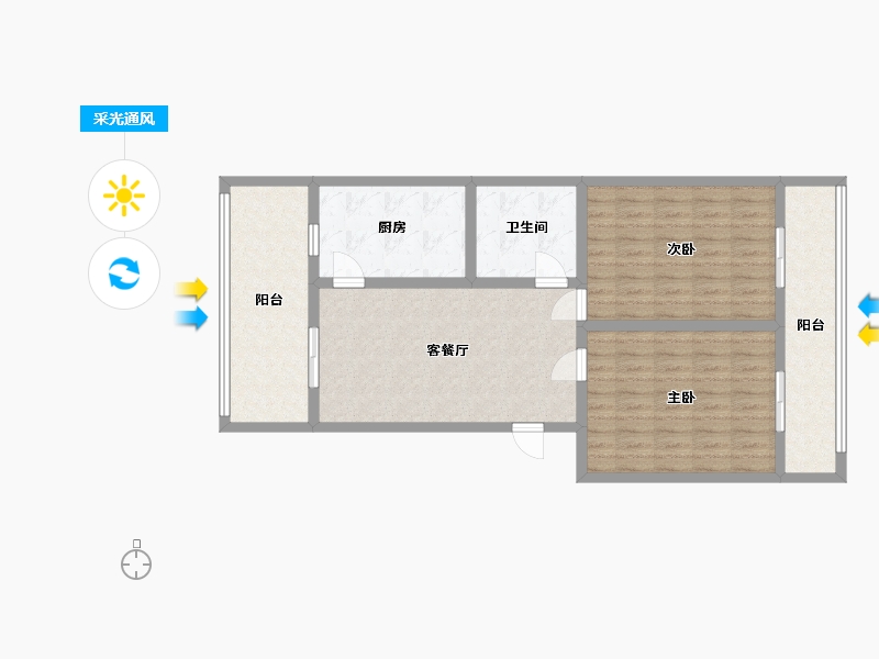 山西省-晋中市-融兴小区-87.12-户型库-采光通风