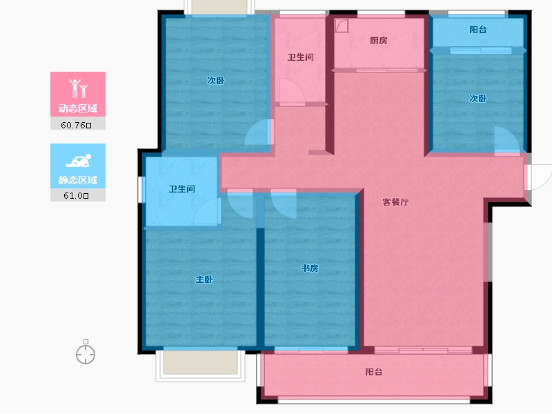 云南省-怒江傈僳族自治州-盛世华城-114.40-户型库-动静分区