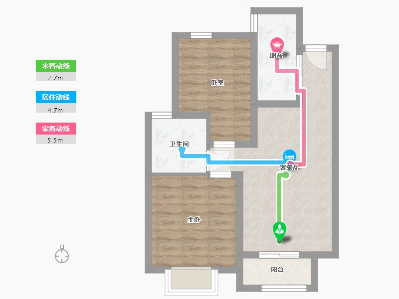 河北省-石家庄市-融创城-62.00-户型库-动静线