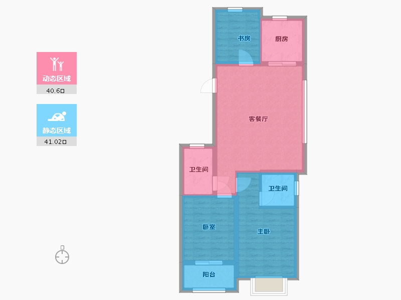 浙江省-杭州市-天瑄城-80.19-户型库-动静分区