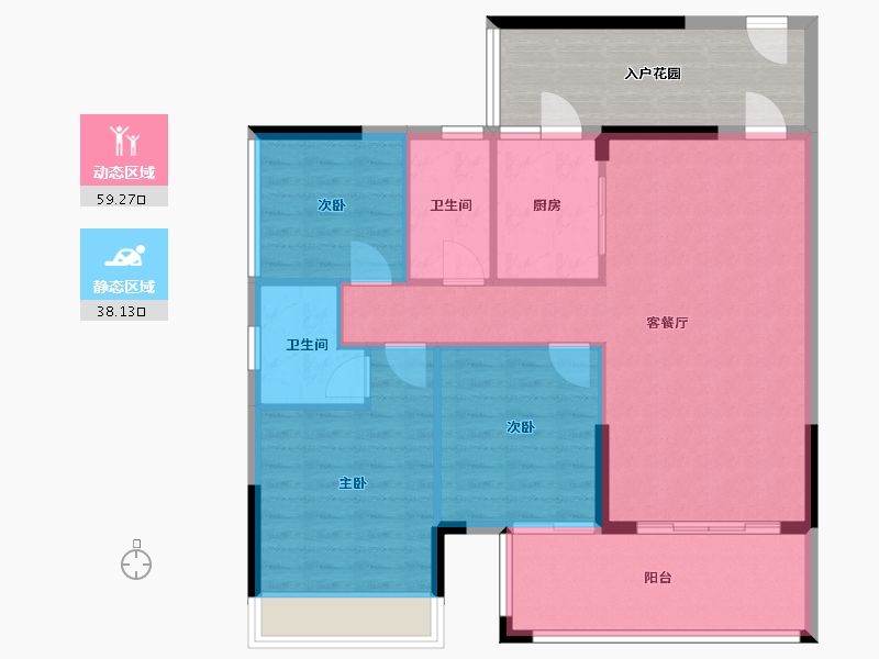 广东省-肇庆市-明珠新城-100.00-户型库-动静分区